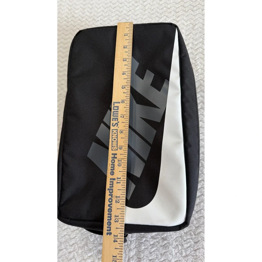 Nike Shoe Carry Bag Black White Grey Swoosh Air Travel Gym Organizer BA6149-011